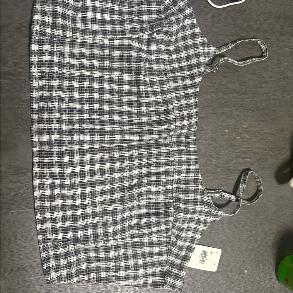 Checkered Plaid crop top LEVIS